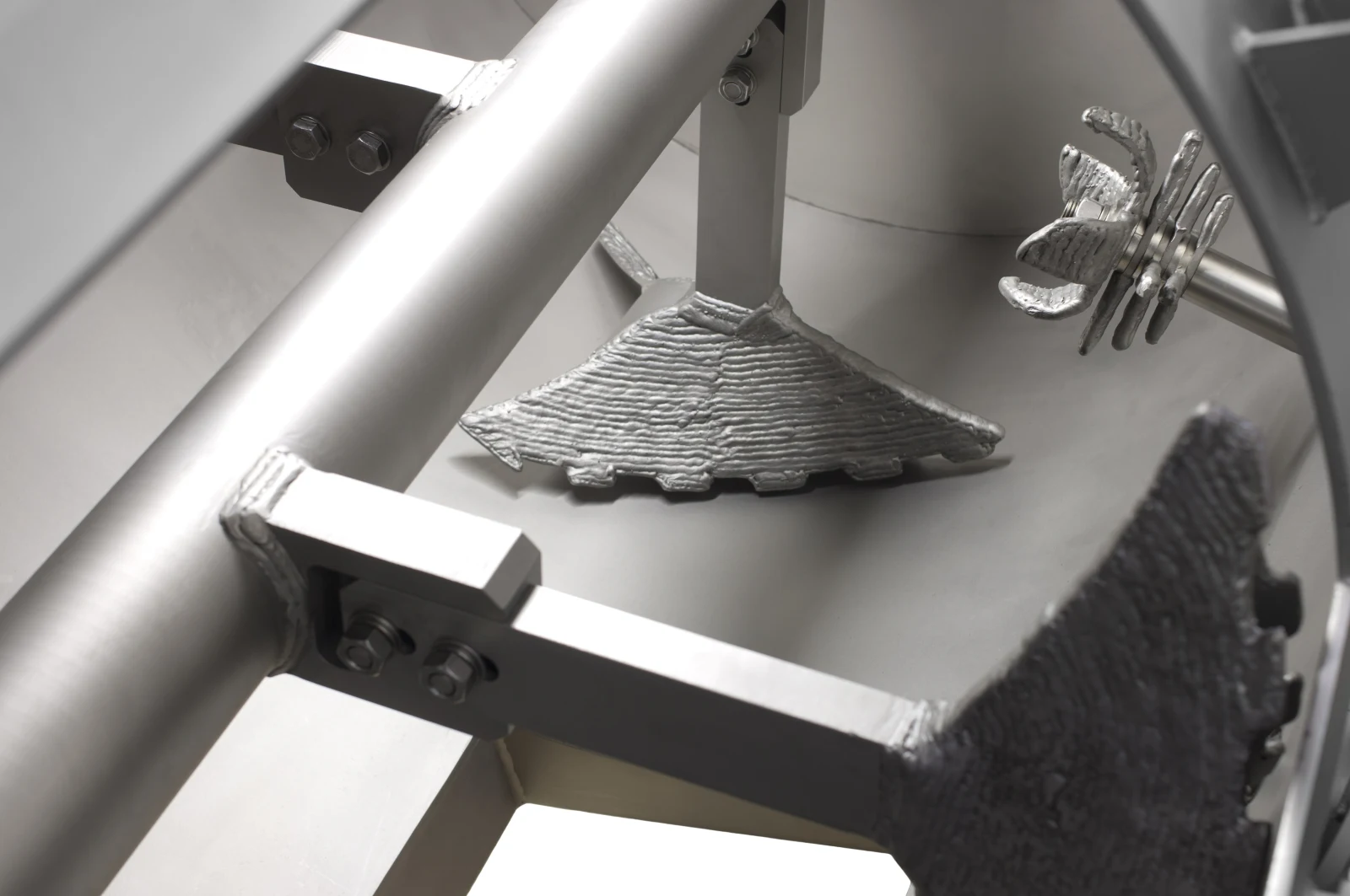 Dettaglio 2 del miscelatore industriale KB2PC01300DD MC² — PRODUZIONE DI FERTILIZZANTI DA DIGESTATO DI BIOGAS.