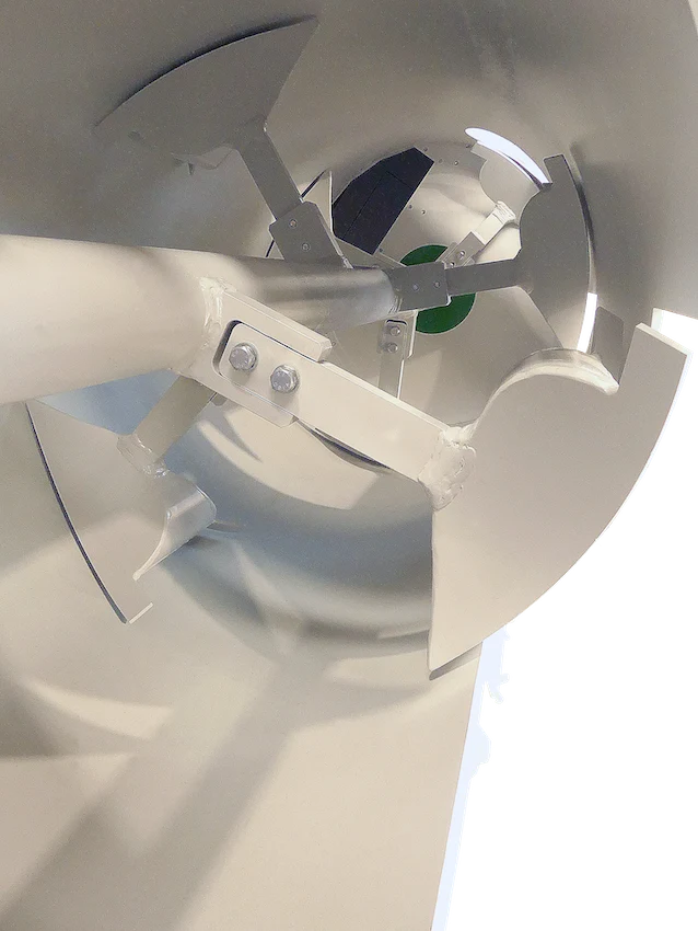 Dettaglio 2 del miscelatore industriale KC2PF01200DD MC² — PRODUZIONE DI FERTILIZZANTI DA RIFIUTI ALIMENTARI