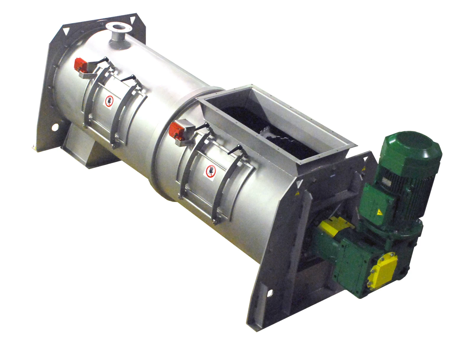 Dettaglio 1 del miscelatore industriale KC2PV01800DD MC² — PRODUZIONE DI FERTILIZZANTI DA RIFIUTI AGROALIMENTARI