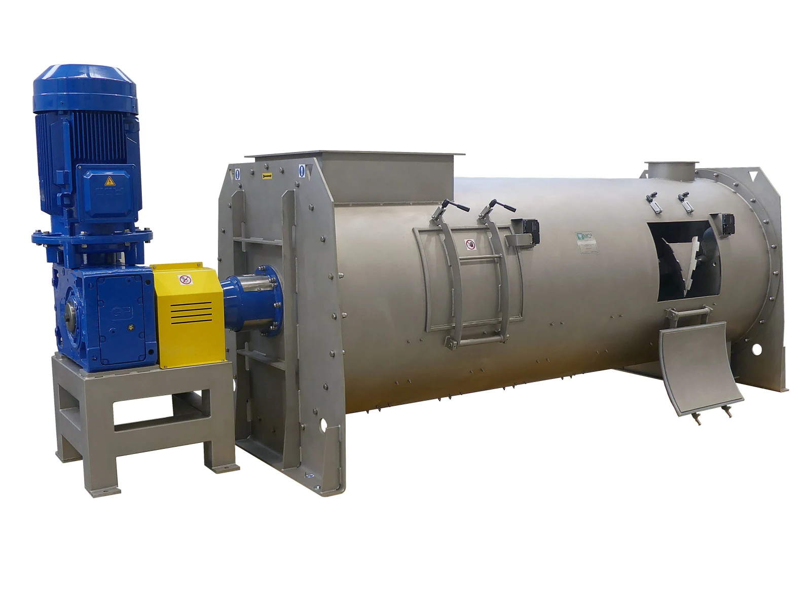 Dettaglio 1 del miscelatore industriale KC2PV04400DCD MC² — PRODUZIONE DI FERTILIZZANTI DA RIFIUTI ORGANICI VEGETALI