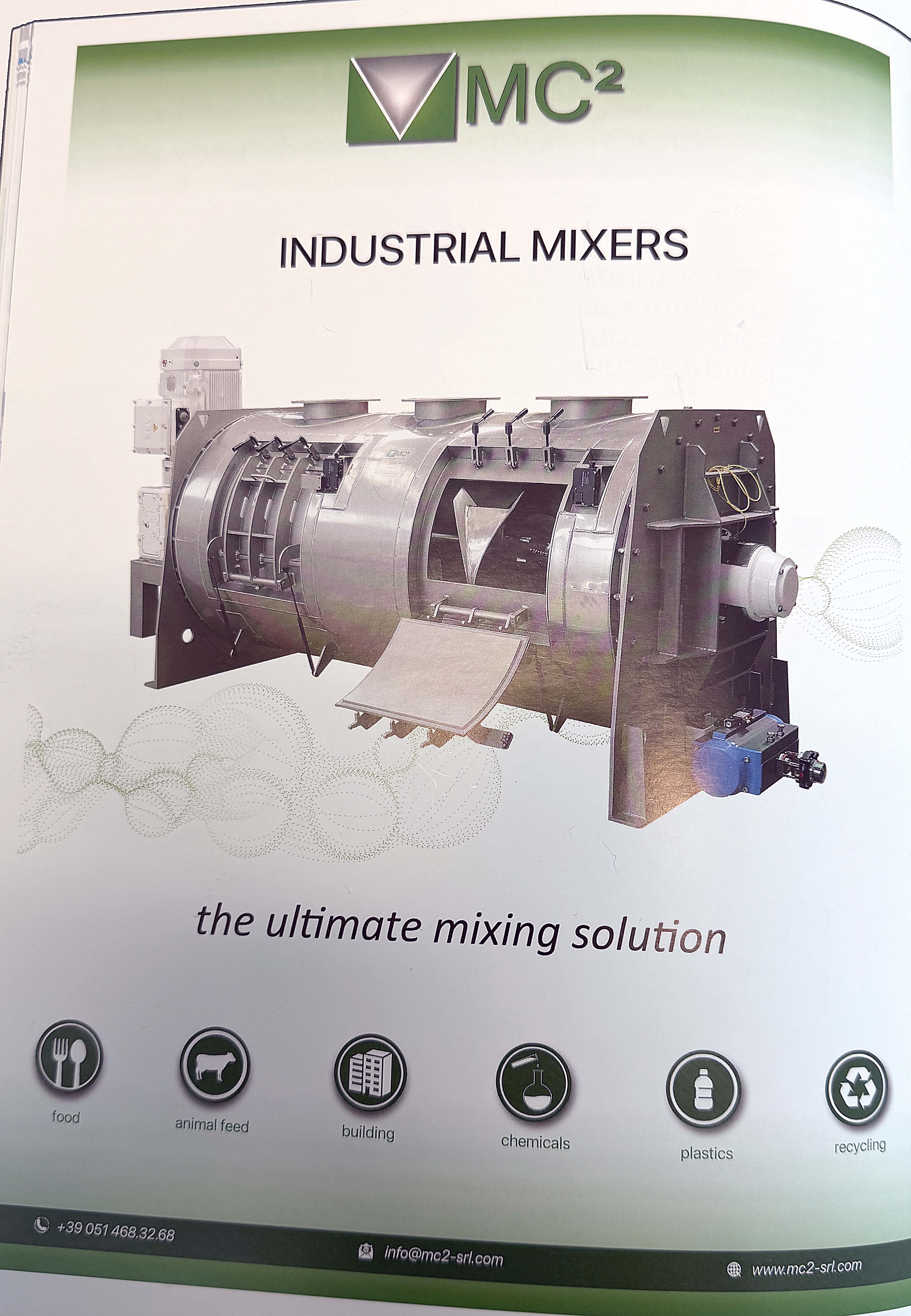 Pubblicazione Industrial Mixers, TecnAlimentaria PetFood 2023