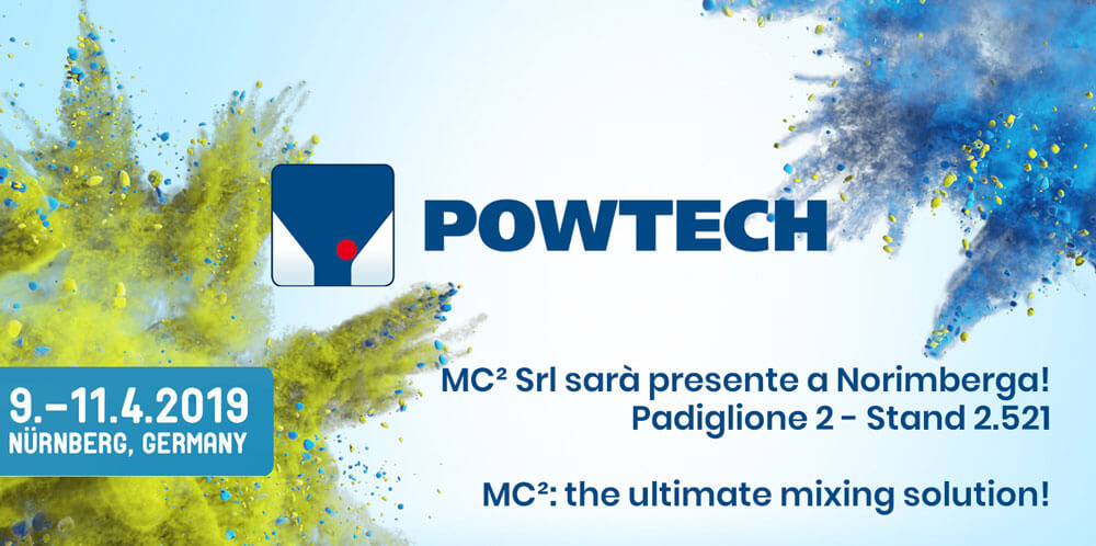 MC2 sarà presente a Norimberga per il POWTECH 2019
Padiglione 2 – Stand 2.521